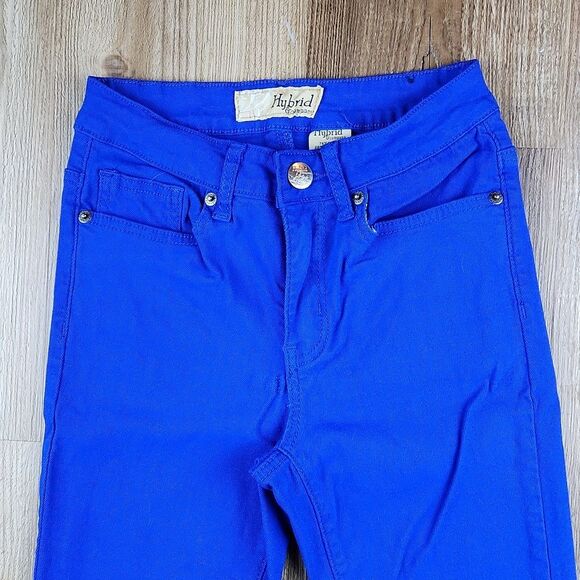 🔥Hybrid Royal Blue High Waist Super Stretch Skinny Pants Small - Picture 7 of 11
